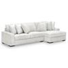 Stupendous Fabric 2 pc Sectional (2590366/2590317) image 1