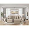 LadyMae Fabric Ottoman (5940408) image 9