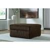 Midnight-Madness Fabric Ottoman (9810408) image 3