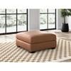 WillowBend Leather Look Ottoman (PC2770408) image 4
