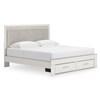 Zuraleus King Upholstered Panel Bed with Storage (PCB3381-58/PCB3381-56S/PCB3381-95/B100-14) image 1