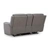 5Z-Comfort Power Reclining Leather Match Loveseat with Console (PCU1090018) image 3