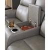 5Z-Comfort Power Reclining Leather Match Loveseat with Console (PCU1090018) image 5
