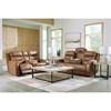 Knightington Power Reclining Leather Match Sofa (PCU1160015A) image 18