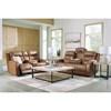 Knightington Power Reclining Leather Match Sofa (PCU1160015A) image 19