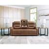 Knightington Power Reclining Leather Match Sofa (PCU1160015A) image 7