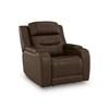 Knightington Power Leather Match Recliner (PCU1160213A) image 1