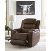 Knightington Power Leather Match Recliner (PCU1160213A) image 5