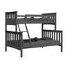 LB662 Natalia Twin/Full Bunk Bed - Grey image 1