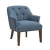Rebecca Stationary Fabric Accent Chair (1008BUE-1) image 2