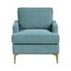 Colette Stationary Fabric Accent Chair (1051BU-1) image 1