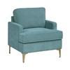 Colette Stationary Fabric Accent Chair (1051BU-1) image 2