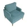 Colette Stationary Fabric Accent Chair (1051BU-1) image 3