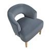 Dorset Stationary Fabric Accent Chair (1053DG-1) image 3