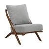 Audrey Stationary Fabric Accent Chair (1057GY-1) image 1