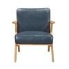 Gideon Stationary Leather Look Accent Chair (1107NABUE-1) image 2
