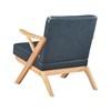 Gideon Stationary Leather Look Accent Chair (1107NABUE-1) image 4