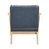 Gideon Stationary Leather Look Accent Chair (1107NABUE-1) image 5