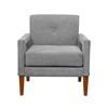 Belfort Stationary Fabric Accent Chair (1113GY-1) image 2