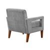 Belfort Stationary Fabric Accent Chair (1113GY-1) image 4