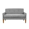 Belfort Stationary Fabric Loveseat (1113GY-2) image 1