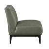 Houghton Stationary Leather Accent Chair (1129GRN-1) image 3