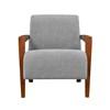 Odessa Stationary Fabric Accent Chair (1136GY-1) image 2