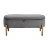 Mavis 4797GY Lift Top Storage Bench image 1