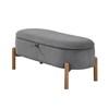 Mavis 4797GY Lift Top Storage Bench image 2
