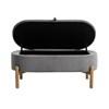 Mavis 4797GY Lift Top Storage Bench image 4