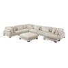 Traverse Fabric 7 pc Sectional (8555BE*2CR3ACVCOT) image 1