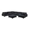 Traverse Fabric 7 pc Sectional (8555BK*2CR3ACVCOT) image 1
