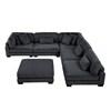 Traverse Fabric 6 pc Sectional (8555BK*6OT) image 3