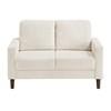 Crandall Stationary Fabric Loveseat (9520BEG-2) image 1