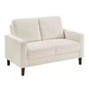 Crandall Stationary Fabric Loveseat (9520BEG-2) image 2
