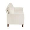 Crandall Stationary Fabric Loveseat (9520BEG-2) image 3