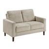 Crandall Stationary Fabric Loveseat (9520TPE-2) image 2