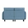Garren Stationary Fabric Loveseat (9557BUE-2*) image 4