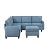 Garren Fabric 6 pc Sectional (9557BUE*6SCOT) image 2