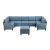 Garren Fabric 8 pc Sectional (9557BUE*8SCOT) image 1