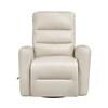 Dimitri Swivel Glider Leather Look Recliner (9570BEG-1SW) image 1
