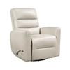 Dimitri Swivel Glider Leather Look Recliner (9570BEG-1SW) image 2