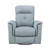 Swivel Glider Leather Match Recliner (9620BUE-1) image 1
