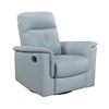 Swivel Glider Leather Match Recliner (9620BUE-1) image 2