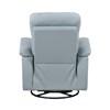 Swivel Glider Leather Match Recliner (9620BUE-1) image 5