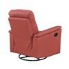 Swivel Glider Leather Match Recliner (9620RED-1) image 4