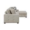 Raife Fabric 2 pc Sectional (9624TP*22LRC) image 3