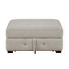 Raife Fabric Ottoman (9624TP-4) image 1