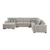 Raife Fabric 4 pc Sectional (9624TP*42RLC) image 2