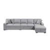 Pompano Fabric Sleeper Sectional (9630GY*32LRC) image 2